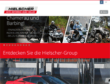Tablet Screenshot of hielscher-group.com